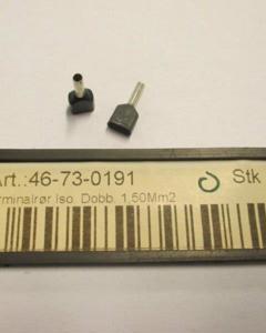 Terminal Pipe Iso.Doub.1.50mm²